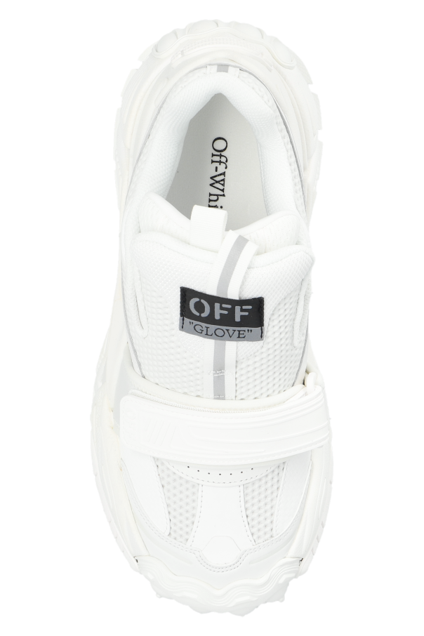【23AW NEW】Off-White_woman/ Glove スリッポン スニーカー /白 Women's Shoes - White 'Glove' sneakers | moschino black